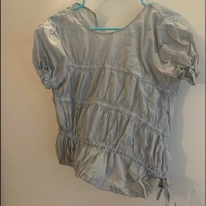 Zara top, light blue